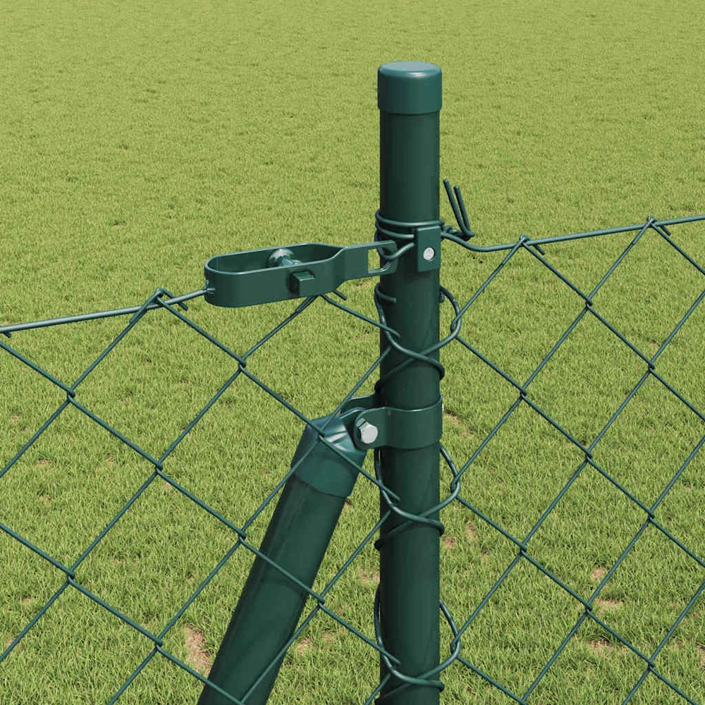 Grandininė tvora su betono baze 25 x 1,4 m PVC dengtas plienas