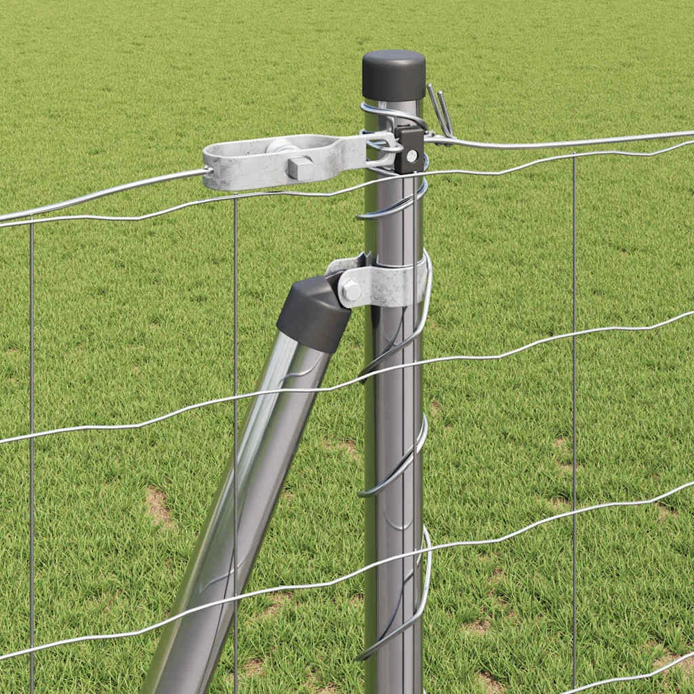 Lauko Euro tvoros su betono pagrindu 25 x 1,2 m Sidabrinė