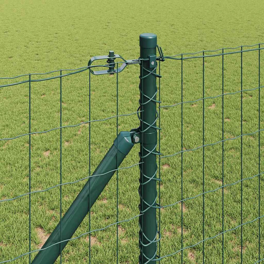 Euro tvora su smeigėmis 10 x 1 m PVC dengtas plienas Žalia