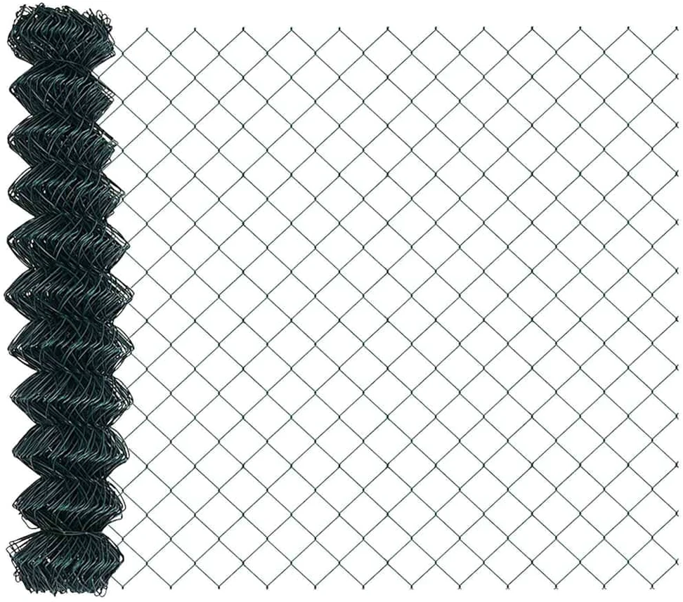 Grandininė tvora su smaigaliais 10 x 1 m PVC dengtas plienas
