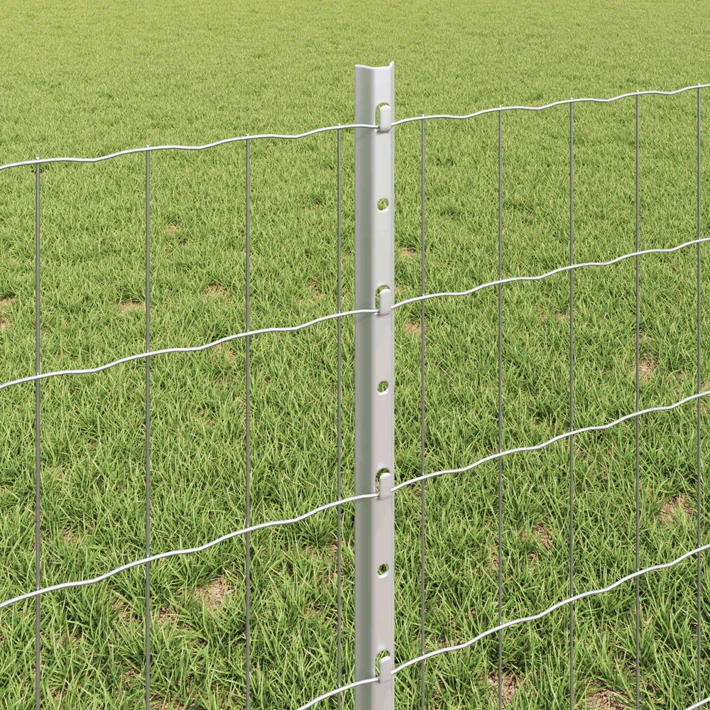 Euro tvoros su stulpu 10 x 0,6 m Galvanizuotas plienas