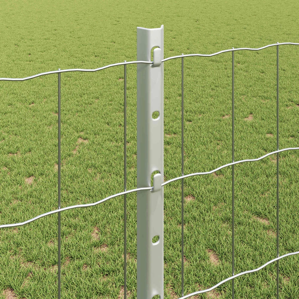 Euro tvoros su stulpu 10 x 1,2 m Galvanizuotas plienas