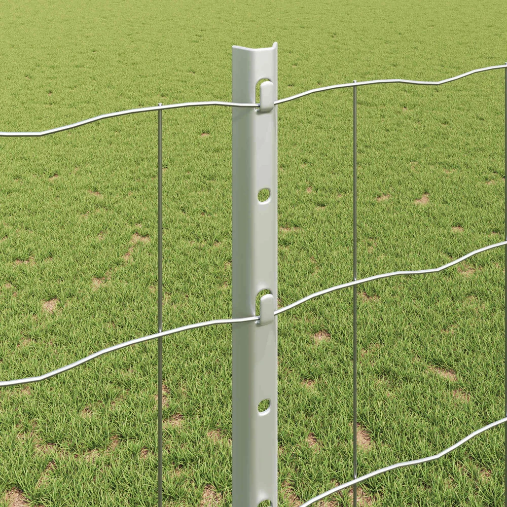 Euro tvoros su stulpu 10 x 1,2 m Galvanizuotas plienas