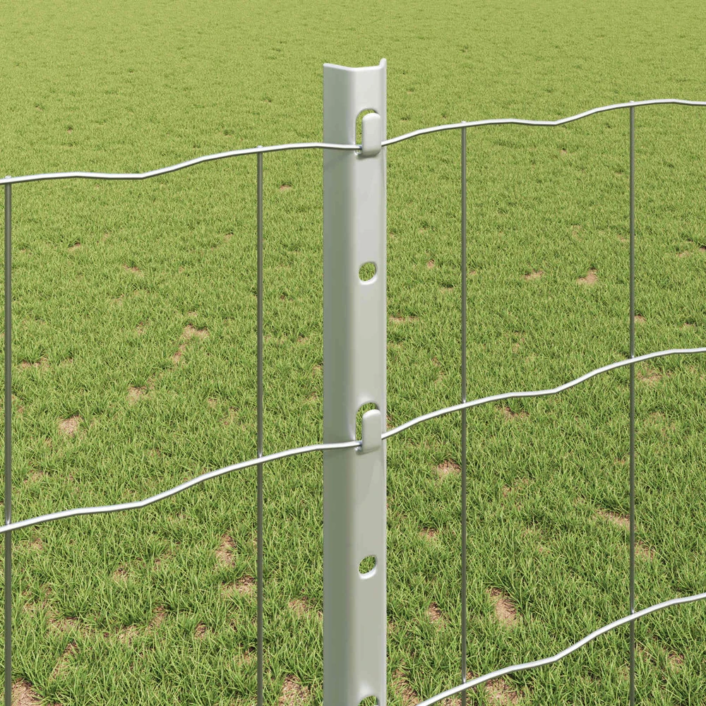 Euro tvoros su stulpu 10 x 1,2 m Galvanizuotas plienas