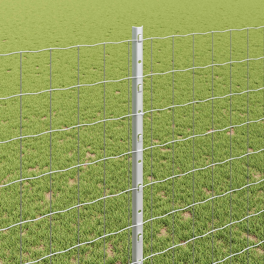 Euro tvoros su stulpu 10 x 1,4 m Galvanizuotas plienas