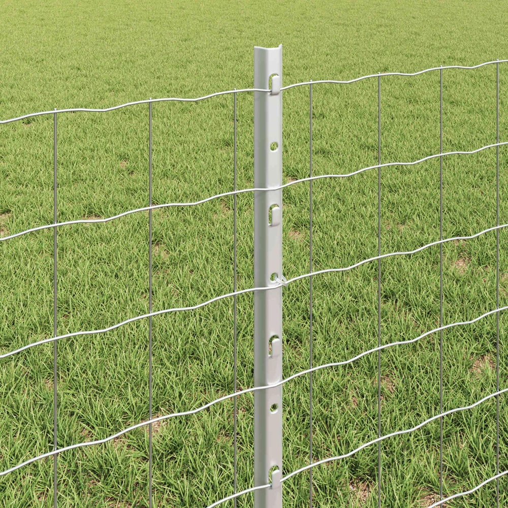 Euro tvoros su stulpu 25 x 0,6 m Galvanizuotas plienas