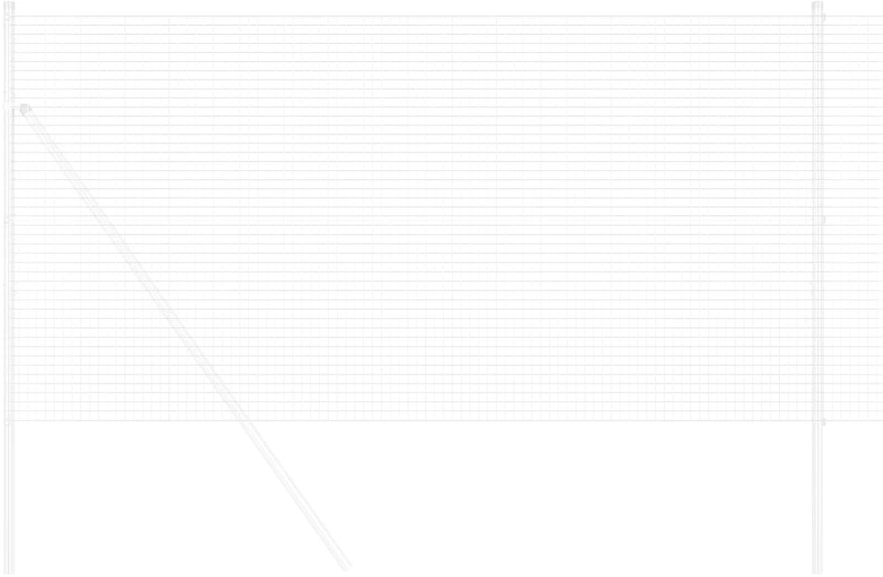 Suvirinto vielos tvoros 5000 x 100 cm Sidabro