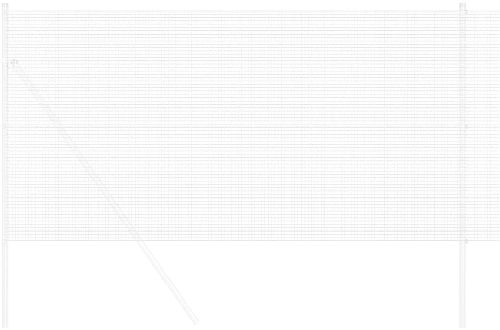 Suvirinto vielos tvoros 5000 x 100 cm Sidabro