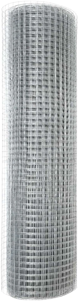 Suvirinto vielos tvoros 5000 x 60 cm Sidabro