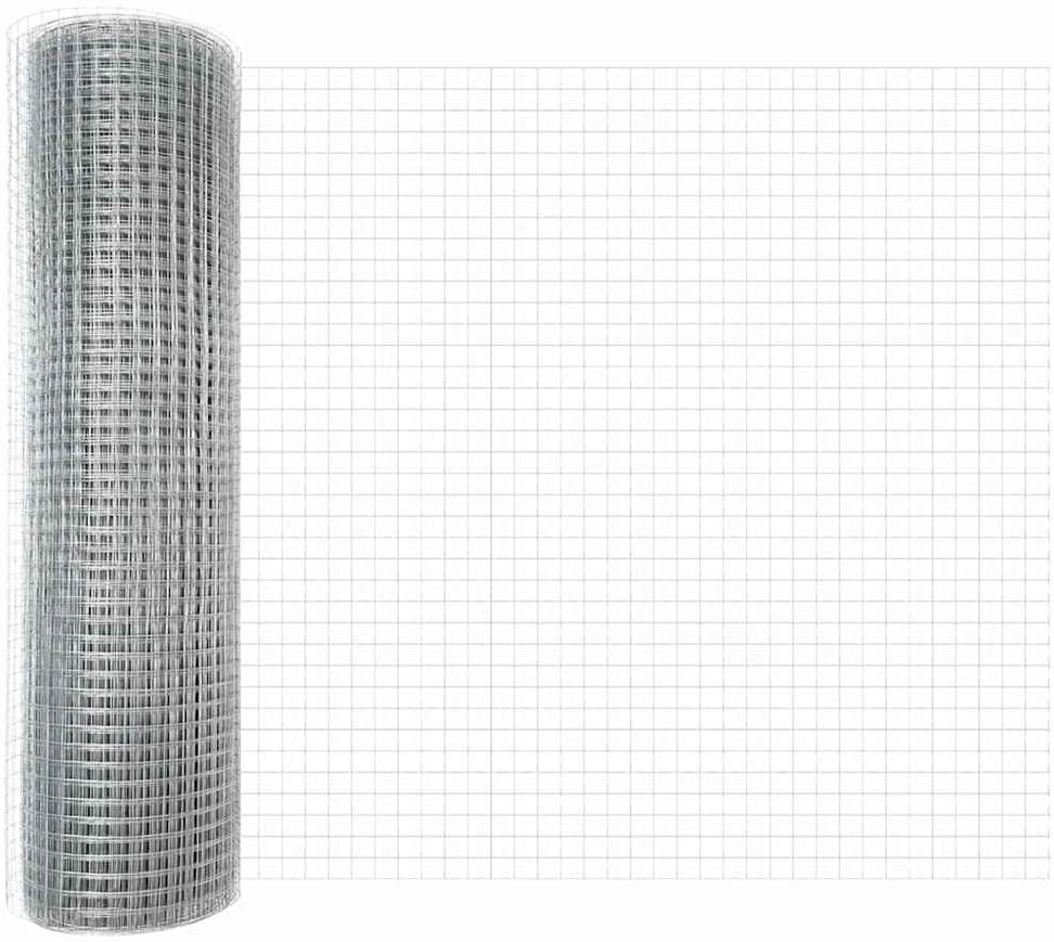 Suvirinto vielos tvoros 1000 x 40 cm Sidabro