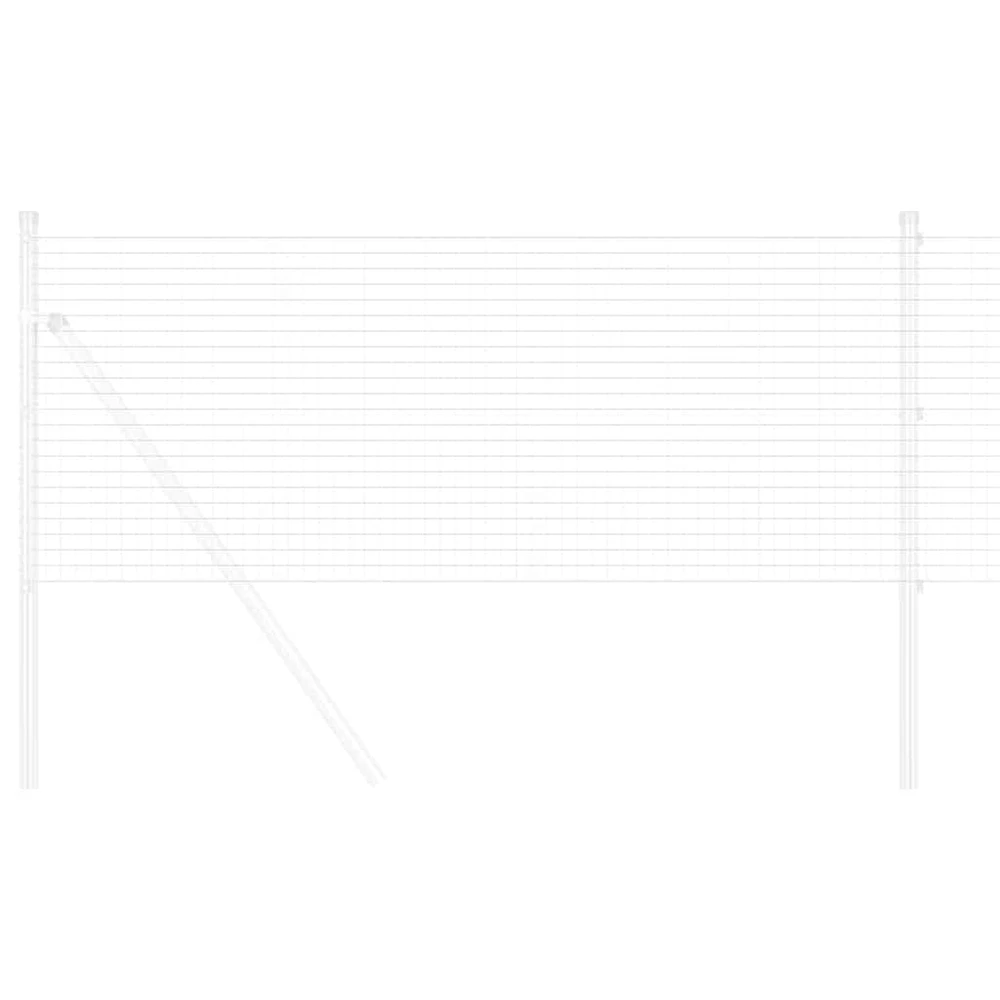 Suvirinto vielos tvoros 1000 x 40 cm Sidabro