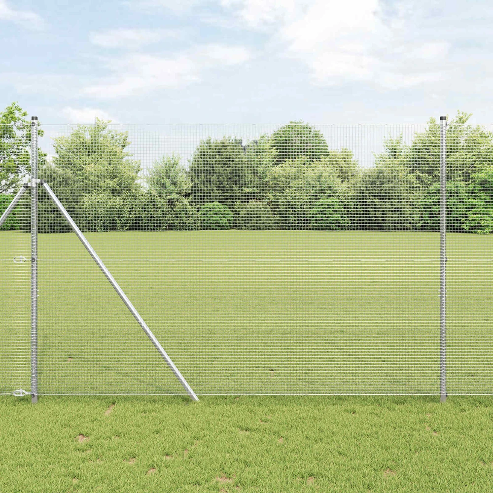 Suvirinto vielos tvoros 5000 x 150 cm Sidabro