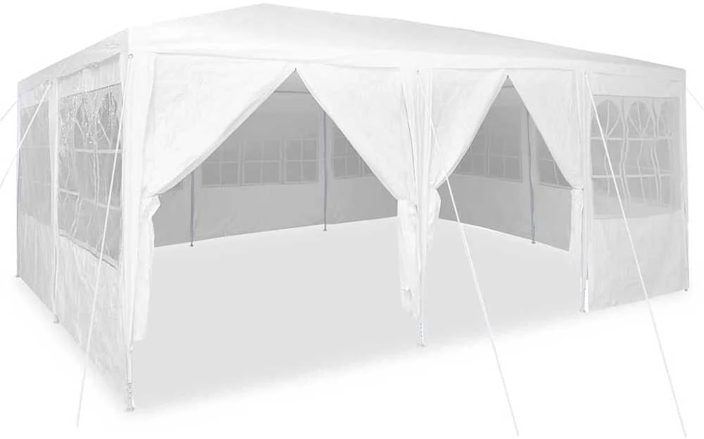 Stoginė, antracito spalvos, 4x3m, audinys ir plienas, 180g/m²