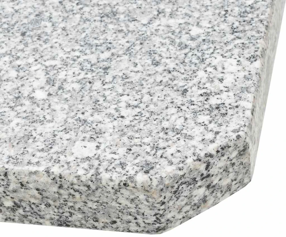 Svoris skėčiui, pilkas, granitas, 25 kg, kvadratinis