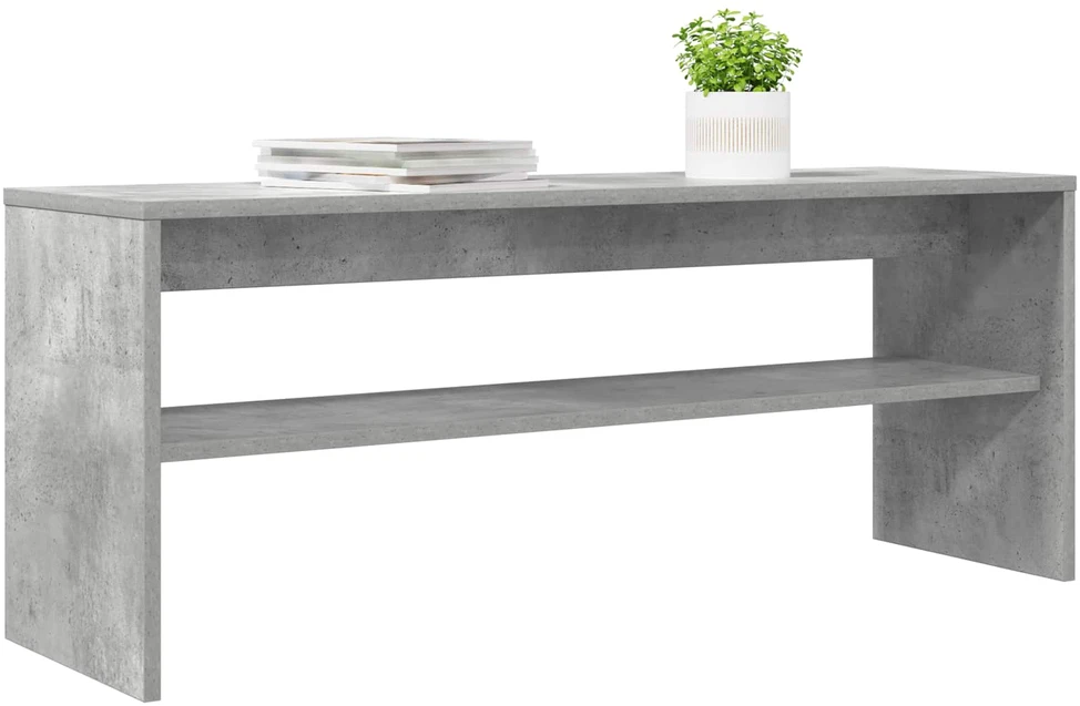 TV staliukas Televizoriaus spintelė 100 x 30 x 40 cm Betono pilka