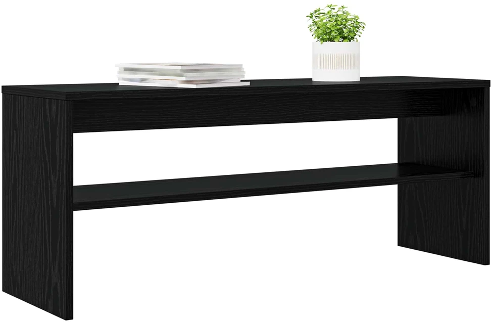 TV staliukas Televizoriaus spintelė 100 x 30 x 40 cm Juodas ąžuolas