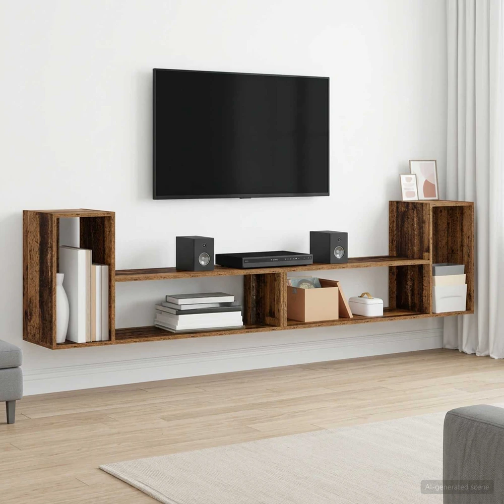 TV staliukas Televizoriaus spintelė 100 x 30 x 50 cm Sendintos medienos