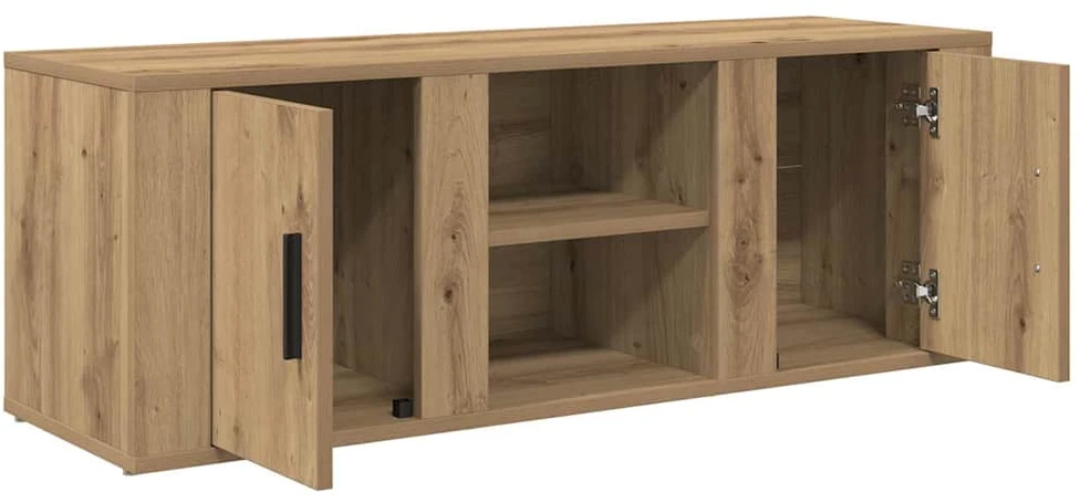 TV staliukas Televizoriaus spintelė 100 x 31,5 x 35 cm Amatininkų ąžuolas