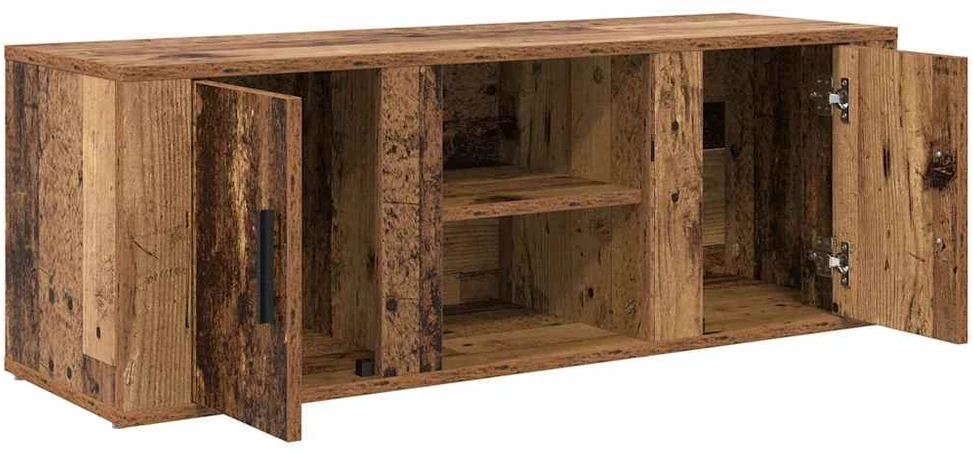TV staliukas Televizoriaus spintelė 100 x 31,5 x 35 cm Senovinis medis