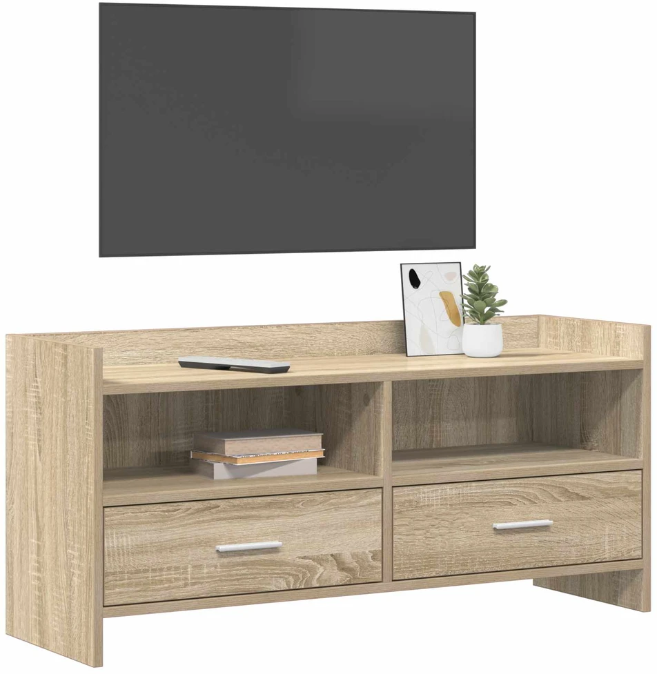 TV staliukas Televizoriaus spintelė 100 x 33 x 47 cm Sonoma ąžuolas