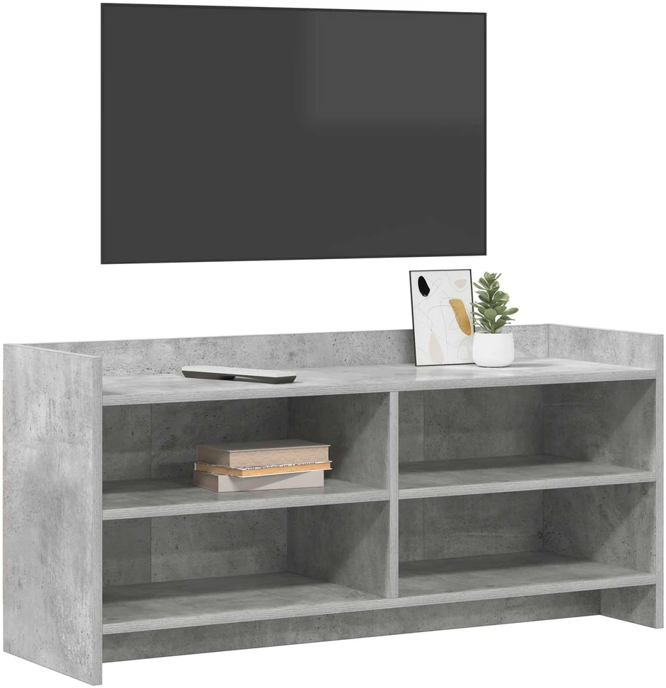TV staliukas Televizoriaus spintelė 100 x 33 x 47 cm Betono pilka