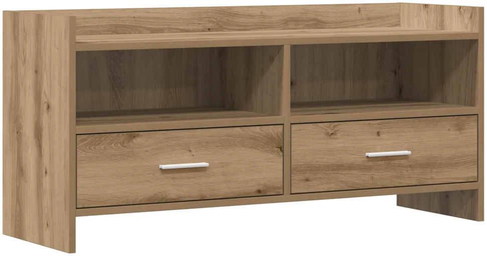 TV staliukas Televizoriaus spintelė 100 x 33 x 47 cm Artisano ąžuolo