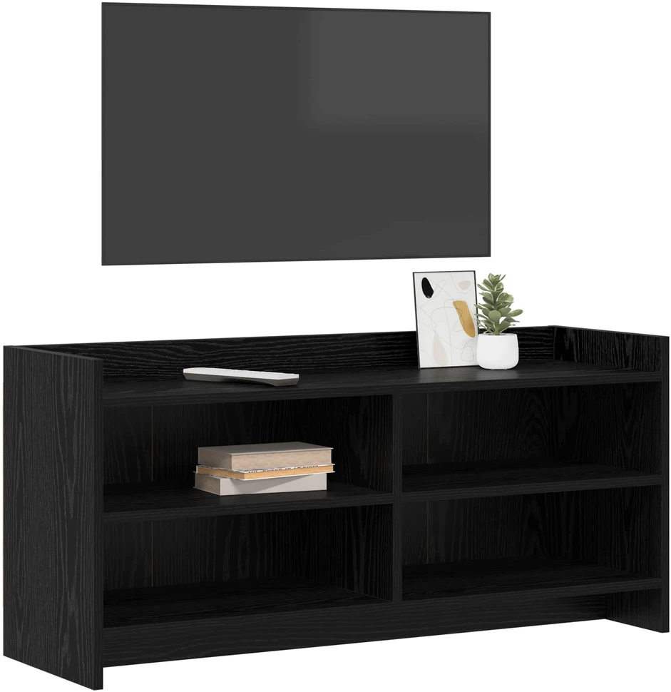 TV staliukas Televizoriaus spintelė 100 x 33 x 47 cm Juodojo ąžuolo