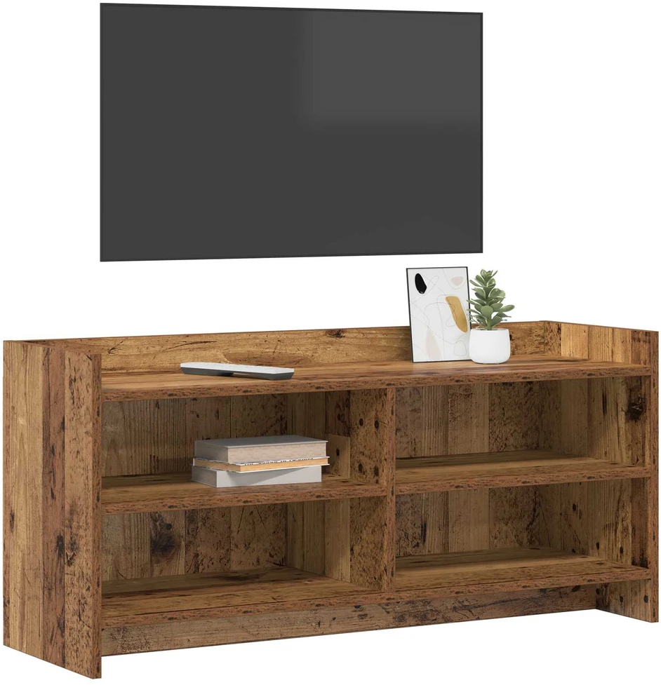TV staliukas Televizoriaus spintelė 100 x 33 x 47 cm Sendintos medienos