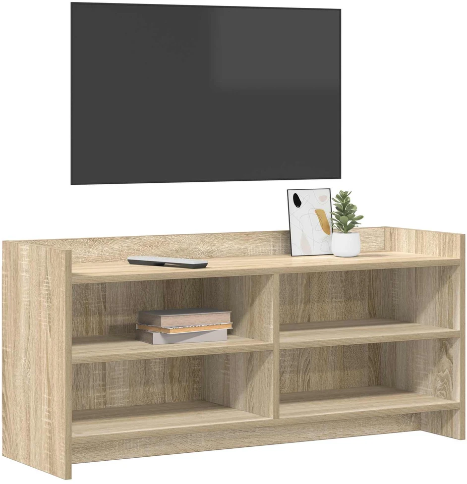 TV staliukas Televizoriaus spintelė 100 x 33 x 47 cm Sonoma ąžuolas