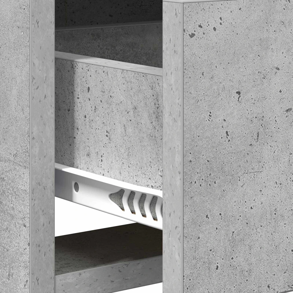 TV staliukas Televizoriaus spintelė 100 x 33 x 47 cm Betono pilka