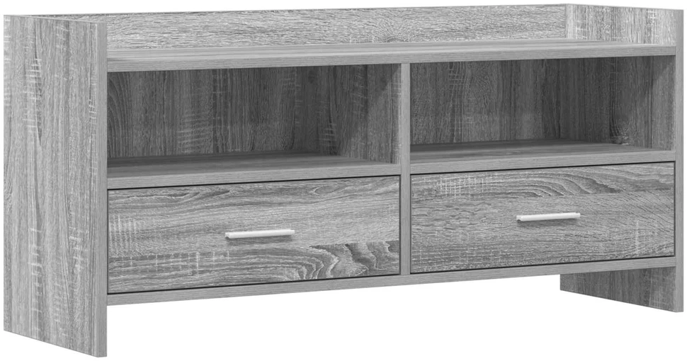 TV staliukas Televizoriaus spintelė 100 x 33 x 47 cm Pilka Sonoma