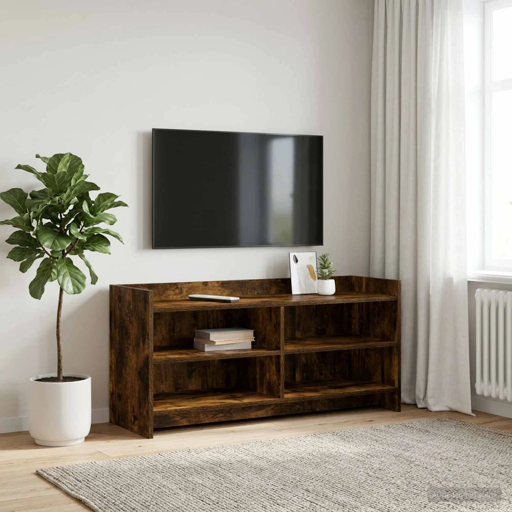 TV staliukas Televizoriaus spintelė 100 x 33 x 47 cm Dūminio ąžuolo