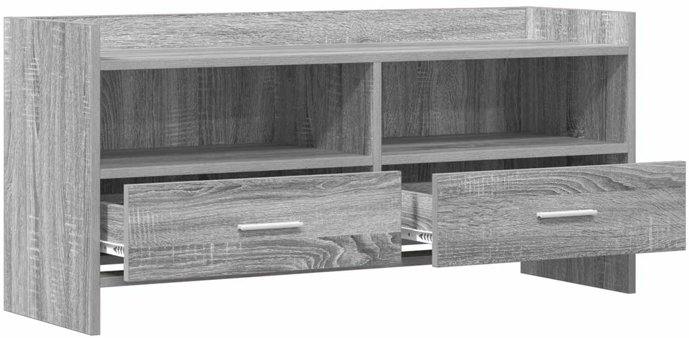 TV staliukas Televizoriaus spintelė 100 x 33 x 47 cm Pilka Sonoma
