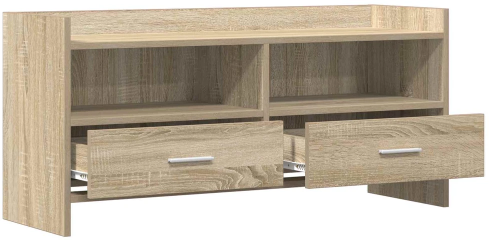 TV staliukas Televizoriaus spintelė 100 x 33 x 47 cm Sonoma ąžuolas