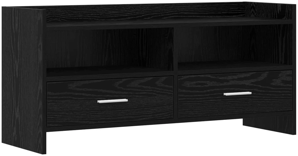 TV staliukas Televizoriaus spintelė 100 x 33 x 47 cm Juodojo ąžuolo