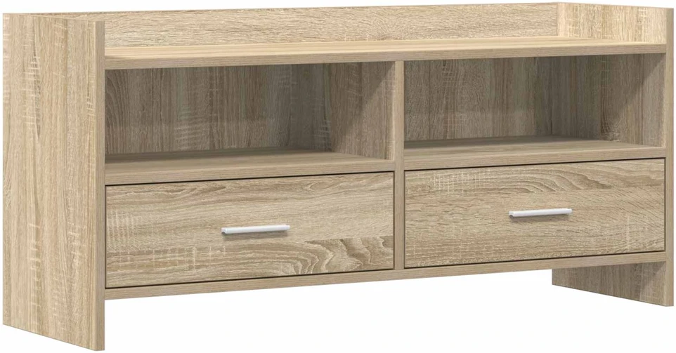 TV staliukas Televizoriaus spintelė 100 x 33 x 47 cm Sonoma ąžuolas