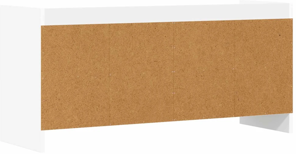 TV staliukas Televizoriaus spintelė 100 x 33 x 47 cm Balta Apdirbta mediena