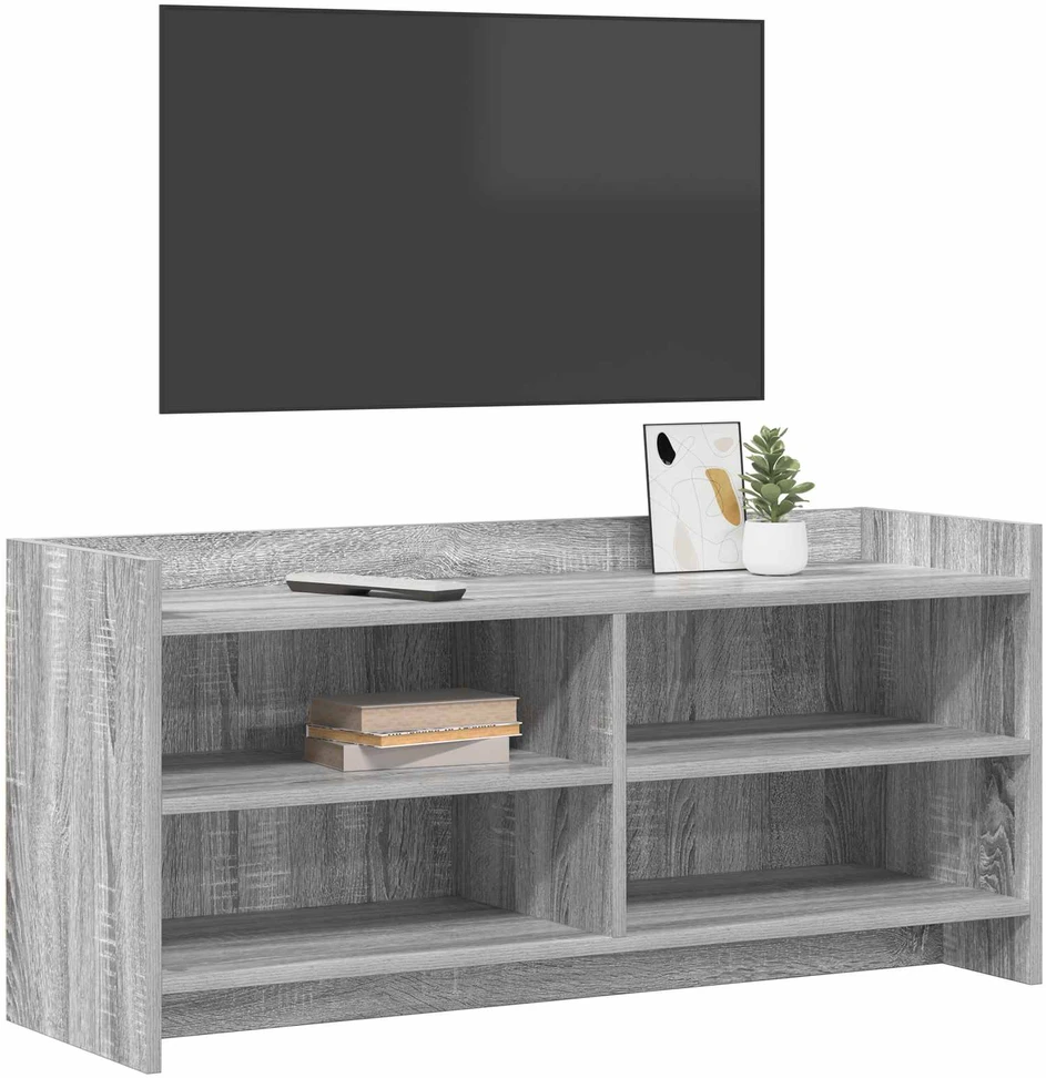 TV staliukas Televizoriaus spintelė 100 x 33 x 47 cm Pilka Sonoma