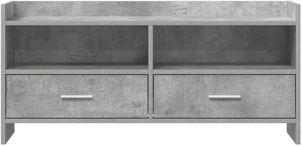 TV staliukas Televizoriaus spintelė 100 x 33 x 47 cm Betono pilka