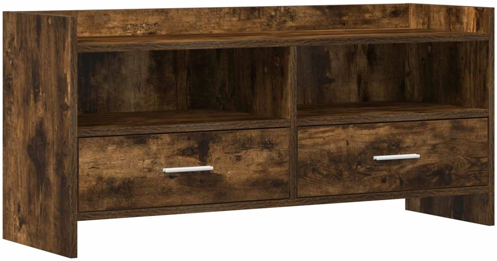 TV staliukas Televizoriaus spintelė 100 x 33 x 47 cm Dūminio ąžuolo