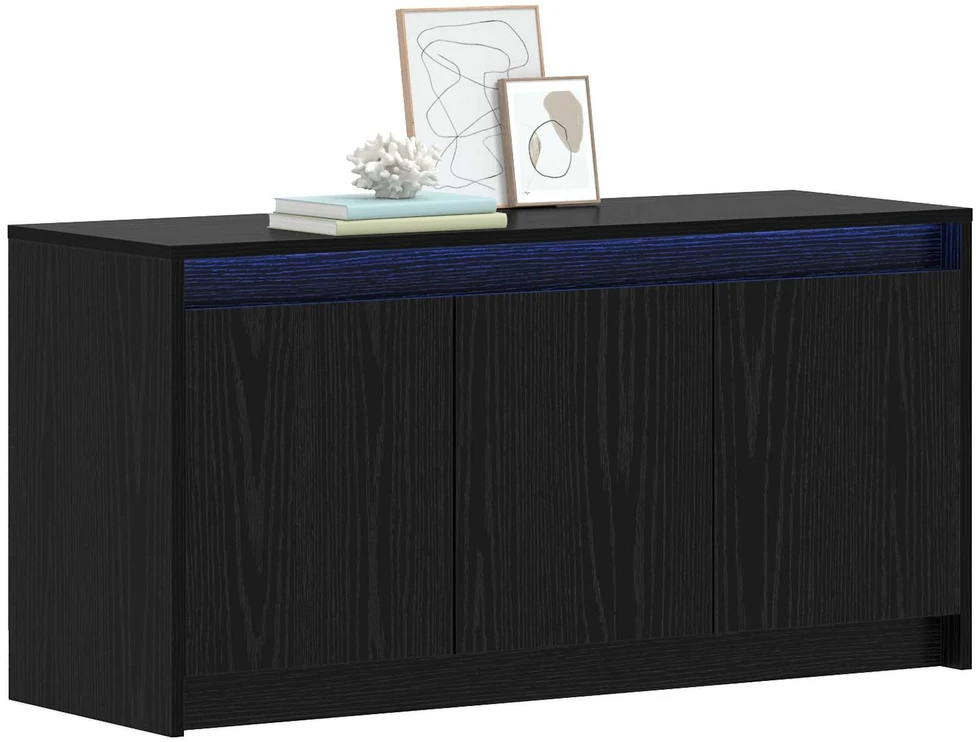 TV staliukas Televizoriaus spintelė 100 x 34 x 50 cm Juodojo ąžuolo