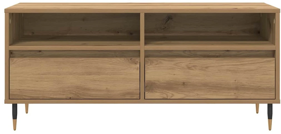 TV staliukas Televizoriaus spintelė 100 x 34,5 x 44,5 cm Amatininkų ąžuolas