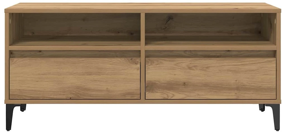TV staliukas Televizoriaus spintelė 100 x 34,5 x 44,5 cm Amatininkų ąžuolas