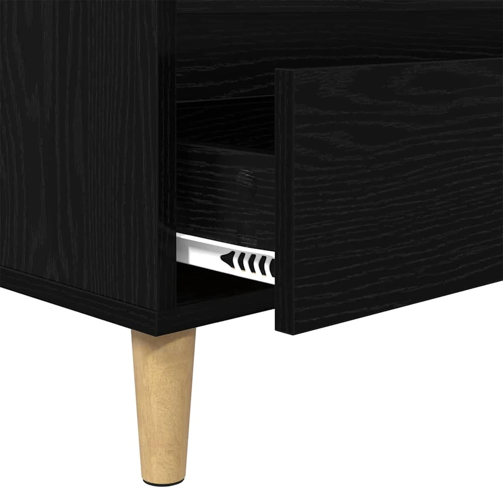 TV staliukas Televizoriaus spintelė 100 x 34,5 x 44,5 cm Juodas ąžuolas