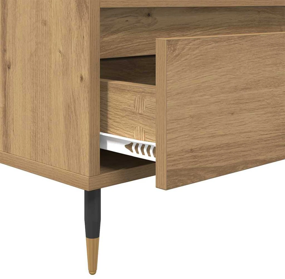 TV staliukas Televizoriaus spintelė 100 x 34,5 x 44,5 cm Amatininkų ąžuolas