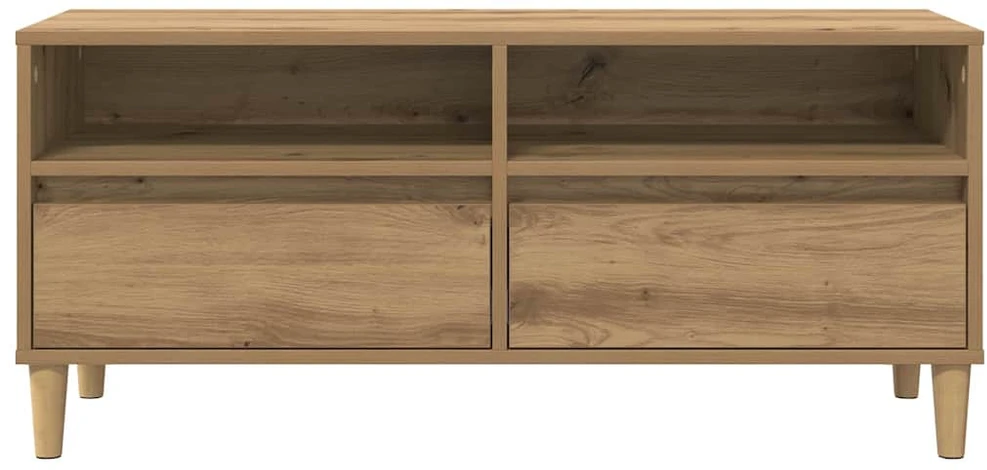 TV staliukas Televizoriaus spintelė 100 x 34,5 x 44,5 cm Amatininkų ąžuolas