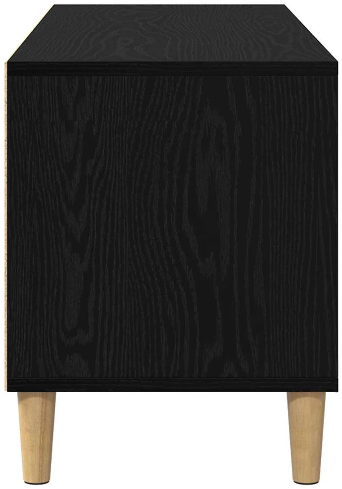 TV staliukas Televizoriaus spintelė 100 x 34,5 x 44,5 cm Juodas ąžuolas