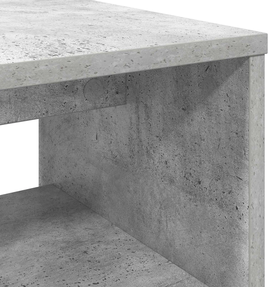 TV staliukas Televizoriaus spintelė 100 x 35 x 40 cm Betono pilka