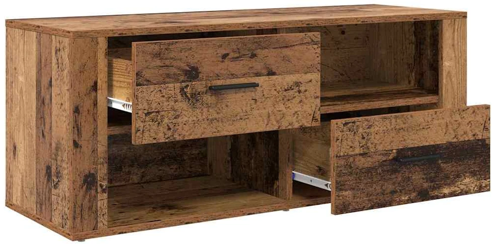 TV staliukas Televizoriaus spintelė 100 x 35 x 40 cm Senovinis medis