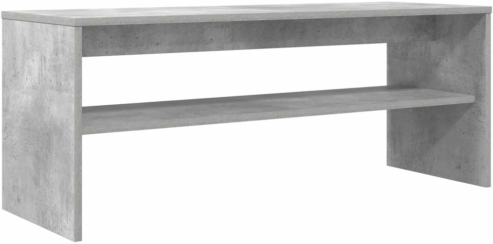 TV staliukas Televizoriaus spintelė 100 x 35 x 40 cm Betono pilka